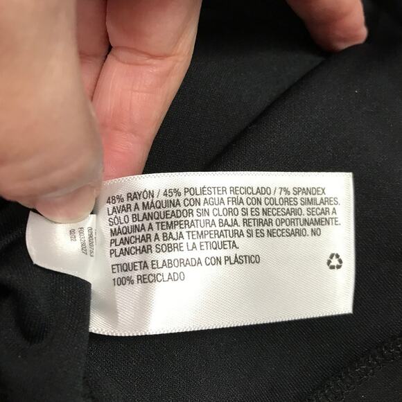 Isabel by Ingrid + Isabel Black V-Neck 3/4 Sleeve Nursing Wrap Top M - Picture 6 of 8